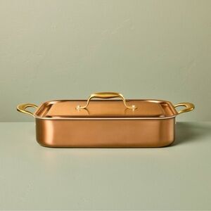 SOLD OUT in stores! Copper Roasting Pan with Lid